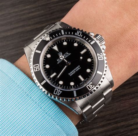 rolex submariner with no logos|rolex submariner reference numbers.